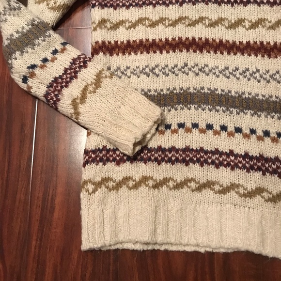 Cream cable knit sweater - Picture 3 of 5